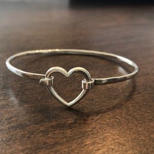 James Avery Heart Hook-on Bracelet